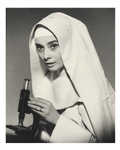 Audrey Hepburns Personally Owned Photo From The Nuns Story -- Taken by Photographer Pierluigi Praturlon, Measuring 9.5 x 11.75